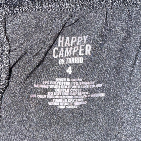NWT Torrid Happy Camper Stretch Woven Active Pant Black Loungewear PullOn 4 (4X) - Picture 7 of 7